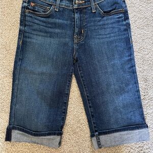 Hudson Jeans Dark Blue Denim Shorts